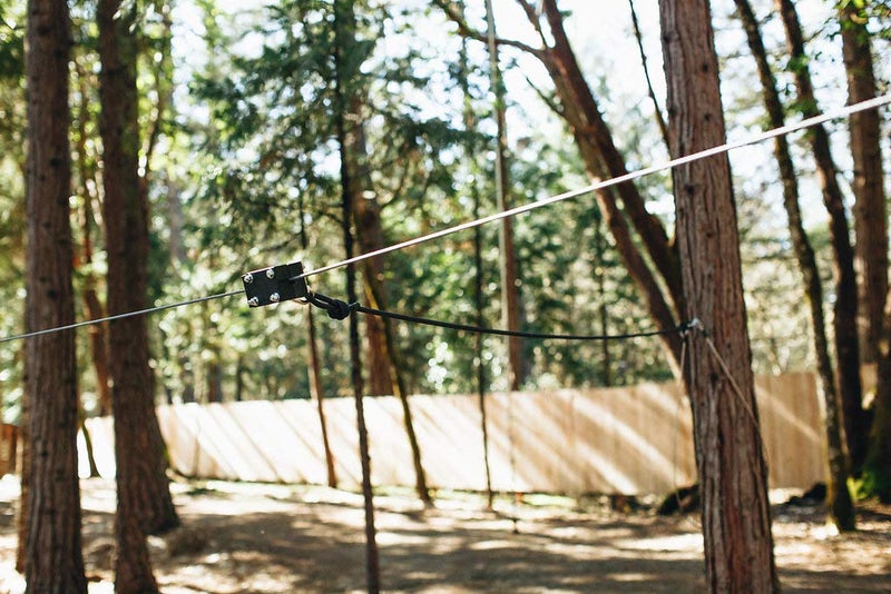 Zip Line Gear طقم فرامل بنجي (20 قدمًا) نظام فرامل زيبلاين لإبطاء وإيقاف الراكبين بلطف لرحلة ممتعة - Image 4